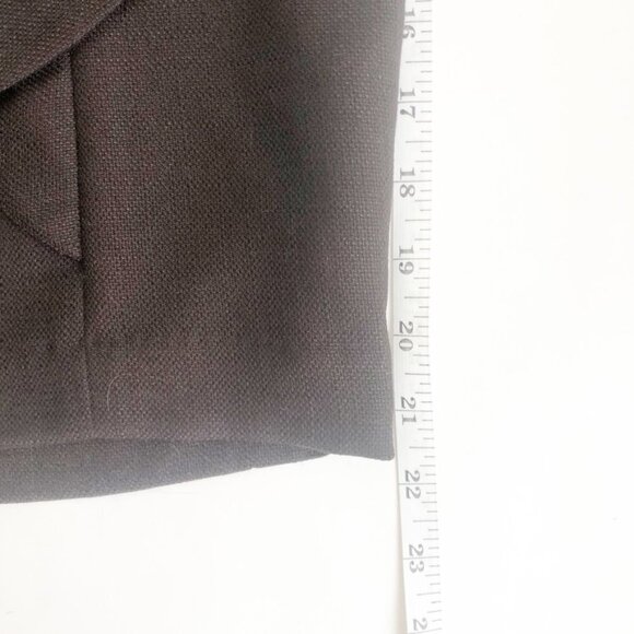 NWT The Limited Pencil Skirt Women's Size 6 Chocolate Brown Ruffled Midi - Picture 9 of 11